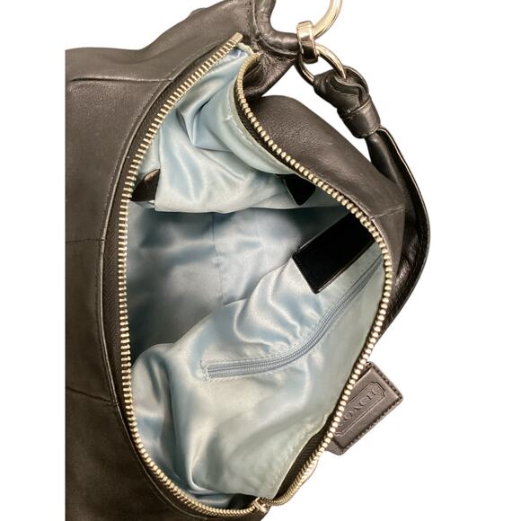 Vintage Coach Purse Women’s One Size F16808 Kristin Hobo Shoulder Bag Black - Picture 7 of 11